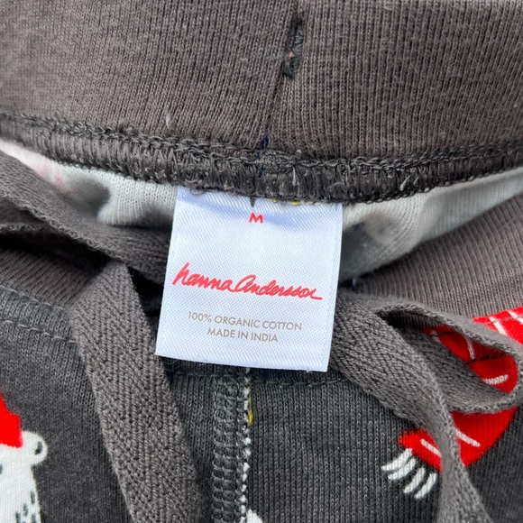 Hanna Andersson Organic Cotton Bears with Scarves Pajama Joggers Women’s Medium - Picture 4 of 5